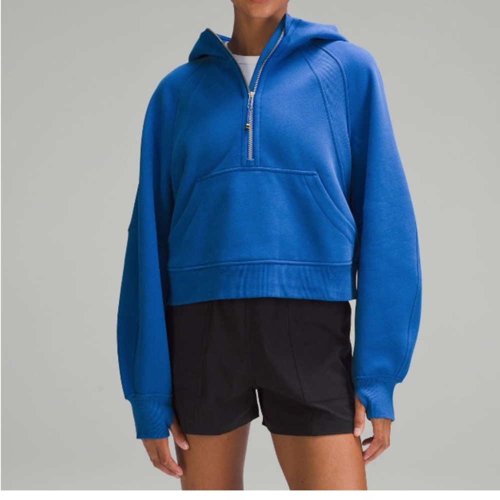 lululemon athletica Vibrant Blue Hoodie Sweater